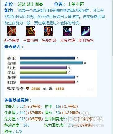 德邦总管技能,德邦总管技能介绍