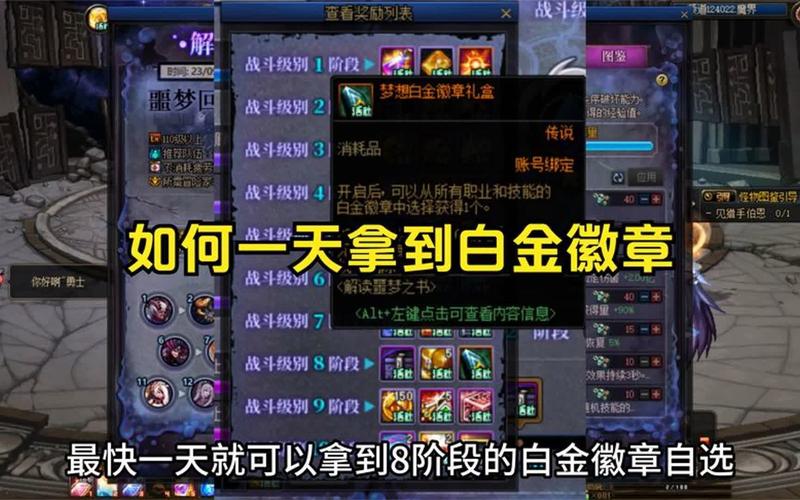 dnf白金徽章镶嵌栏怎么得,dnf白金徽章镶嵌栏怎么得的-第2张图片-文史