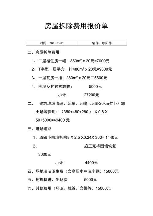 拆除装修费用,家庭装修拆除怎么收费-第3张图片-文史