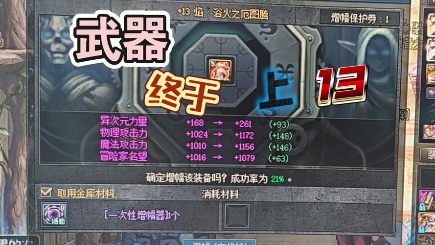 dnf增幅有什么用,dnf增幅带来的收益大吗