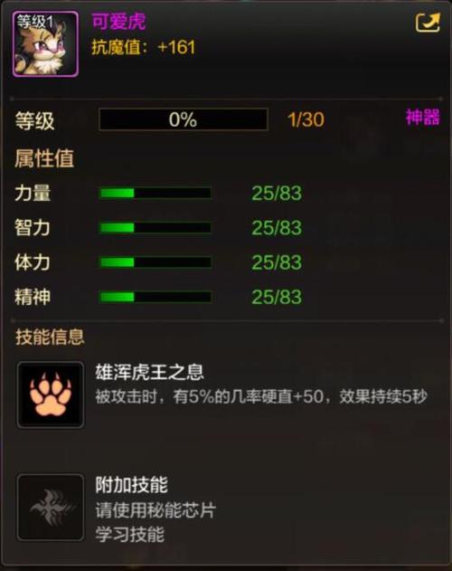 dnf可爱虎加多少名望,dnf可爱虎和淘气虎属性-第3张图片-文史 dnf可爱虎加多少名望,dnf可爱虎和淘气虎属性-第3张图片-文史