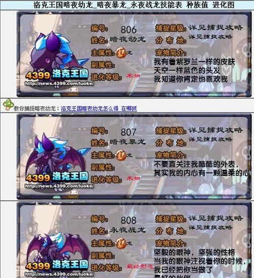 洛克王国暗夜幼龙强吗(洛克王国暗夜蓄能攻略)-第2张图片-文史 洛克王国暗夜幼龙强吗(洛克王国暗夜蓄能攻略)-第2张图片-文史