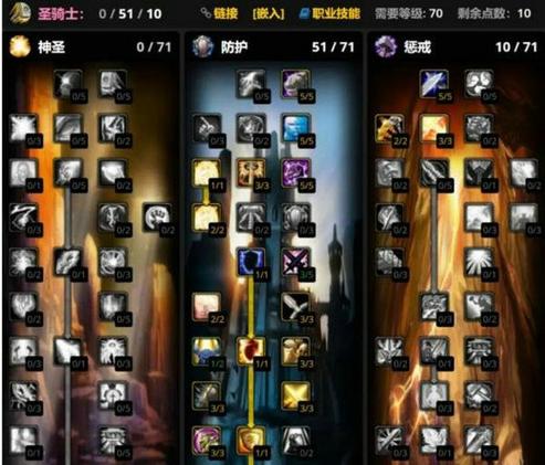 魔兽世界圣骑士技能加点,魔兽世界圣骑士技能加点推荐