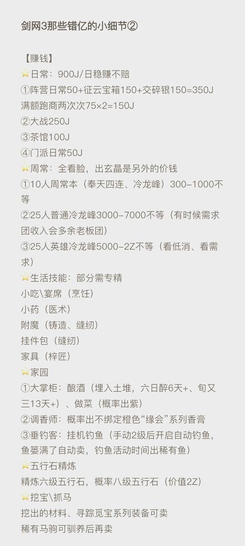 剑网2生活技能,剑网2生活技能那个好些-第3张图片-文史 剑网2生活技能,剑网2生活技能那个好些-第3张图片-文史