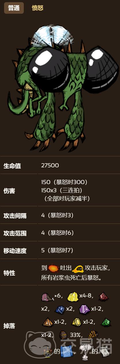 饥荒联机版龙蝇多久刷新一次（饥荒联机版龙蝇掉落什么）