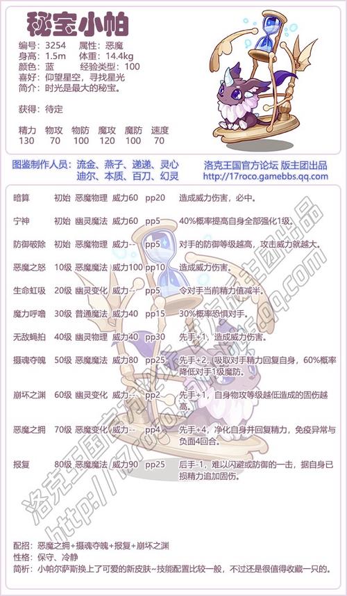 洛克王国帕尔萨斯技能石（洛克王国帕尔萨斯属性）