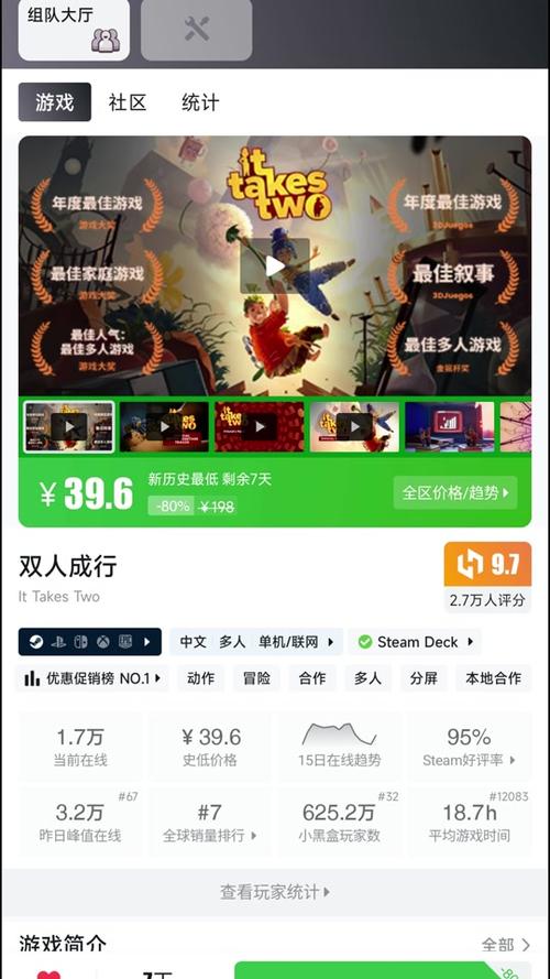 双人成行多少钱了,双人成行多久能玩完-第5张图片-文史 双人成行多少钱了,双人成行多久能玩完-第5张图片-文史