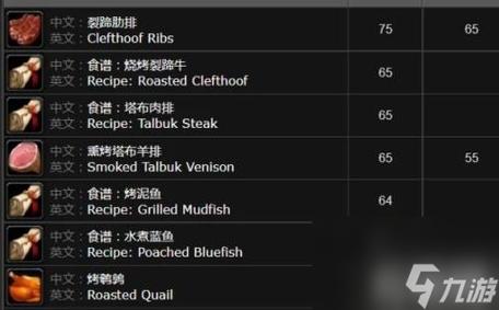 魔兽烹饪260后学什么,tbc烹饪260-第3张图片-文史 魔兽烹饪260后学什么,tbc烹饪260-第3张图片-文史